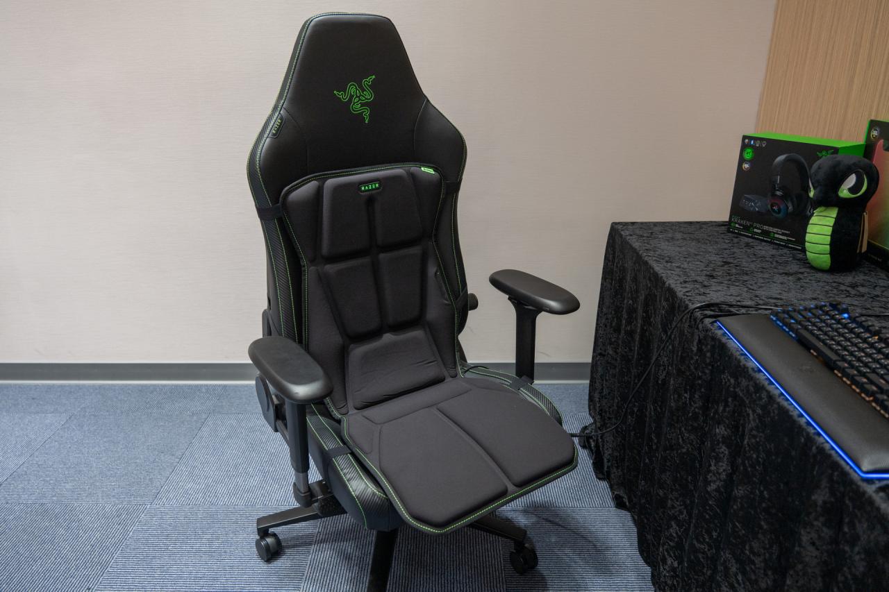 营造沉浸体感，Razer推Freyja触觉椅垫与Kraken V4 Pro耳麦套组