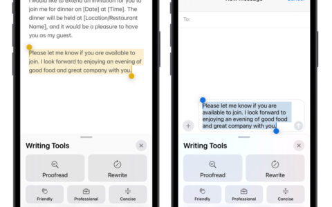 Apple Intelligence 写作工具上手体验：6 大文字功能、随时使用直觉又方便