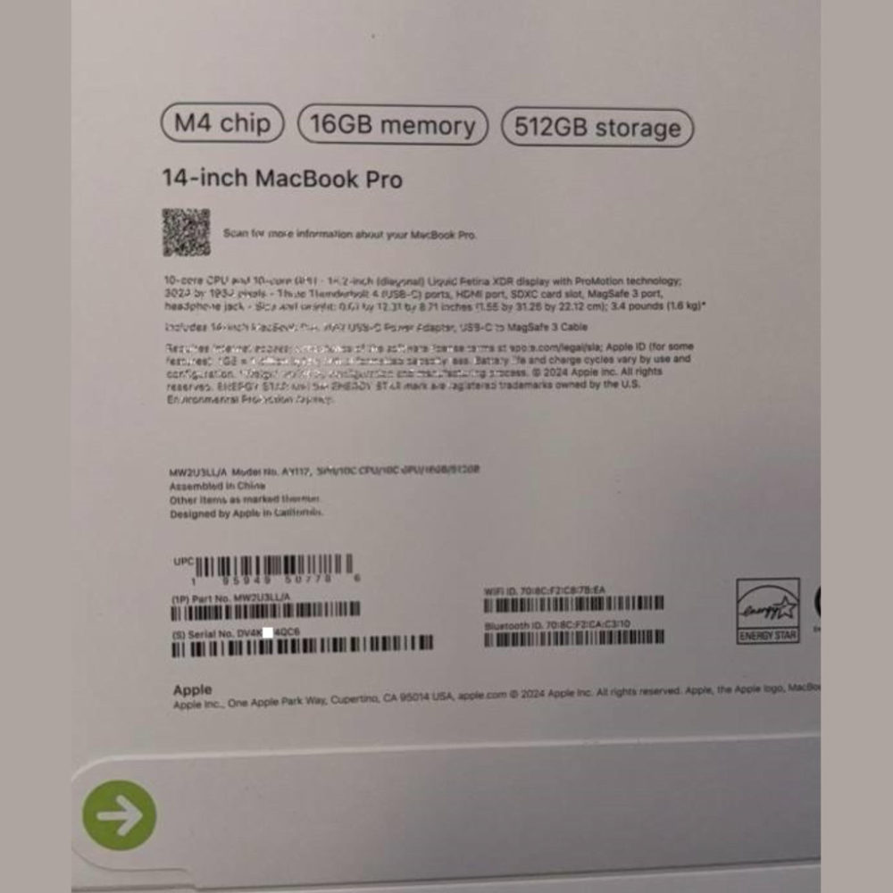 至少 16GB RAM 起跳？ M4 MacBook Pro 包装疑似曝光