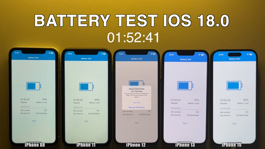 想知道哪一个机型升级 iOS18 省电最多吗 ？ 更新续航力