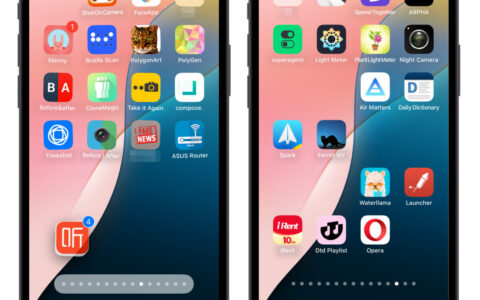 iOS 18 全新主画面编排：App 与小工具随意摆放，还能改色、调大小