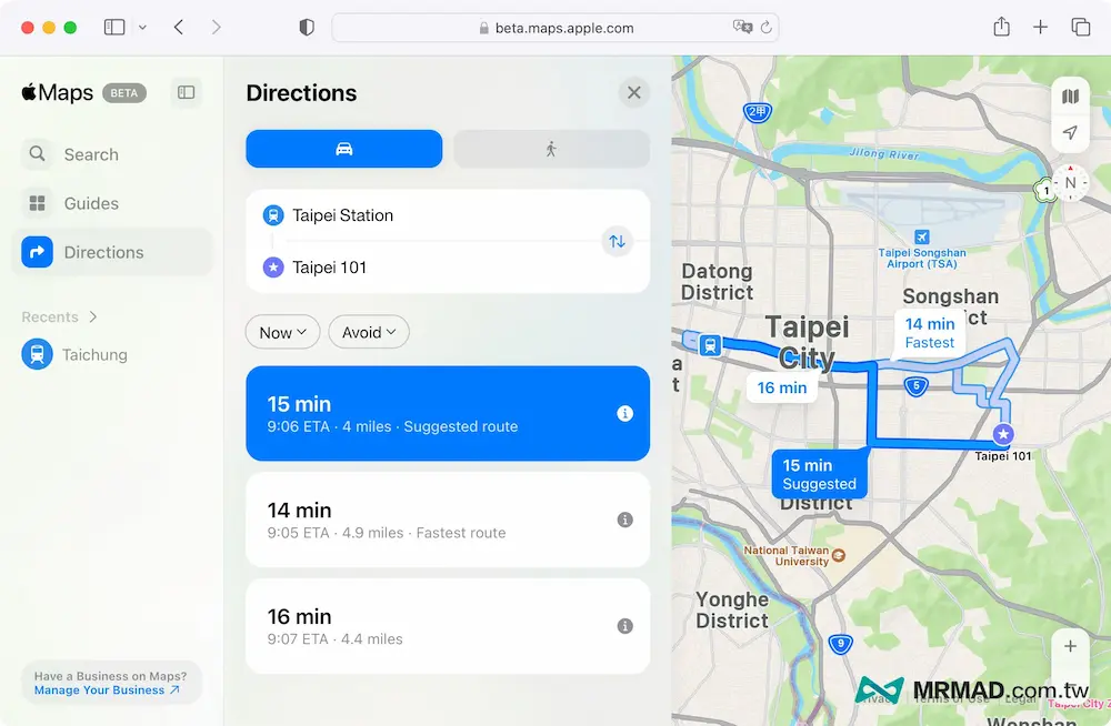 Apple Map（Apple地图）网页版重点整理 2