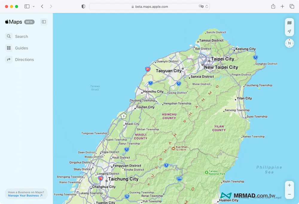 Apple Map（Apple地图）网页版重点整理