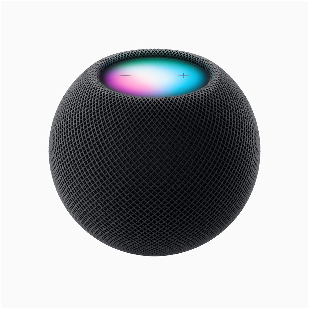 Apple 推出全新「午夜色」 HomePod mini ，以取代原本的「太空灰色」