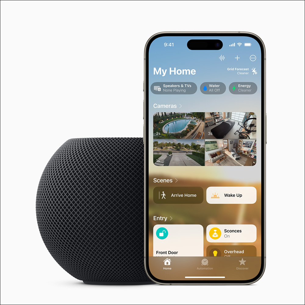 Apple 推出全新「午夜色」 HomePod mini ，以取代原本的「太空灰色」