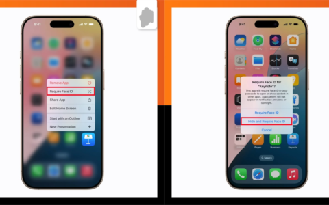 iOS 18 iPhone App 上锁与隐藏教程：只有 Face ID 才能解开那些‘特别’的 App！