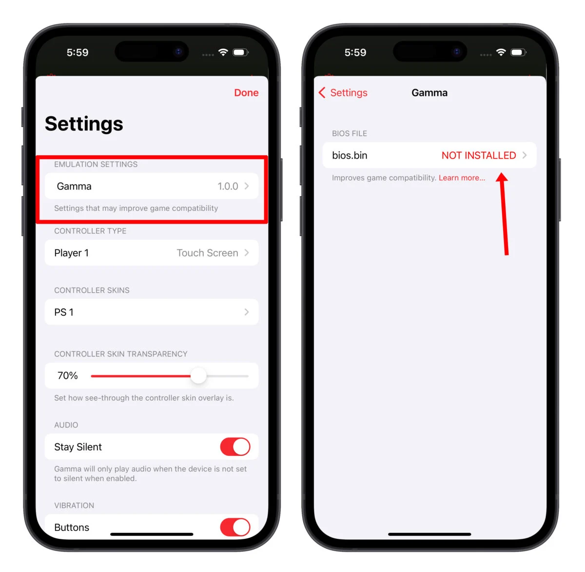 Gamma App 游戏模拟器使用教程:在 iPhone 上轻松回味 PS1 经典游戏