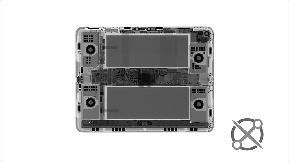 M4 iPad Pro 拆解，揭示内部铜制苹果Logo 帮助散热（同场加映：Apple Pencil Pro 拆解） - 