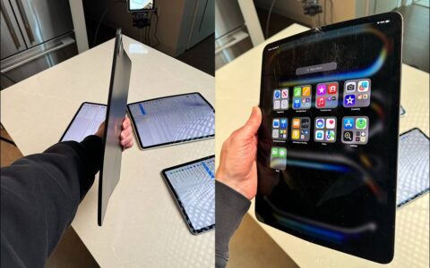 全新 M4 iPad Pro 在暴力测试，史上最薄苹果设备，抗弯曲能力表现比前一代更好！ 但还是不建议去折它
