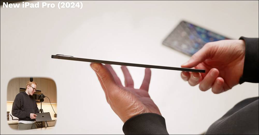 全新 M4 iPad Pro 在暴力测试视频，史上最薄苹果设备，抗弯曲能力表现比前一代更好！ （但还是不建议去折它 - MobGo玩吧