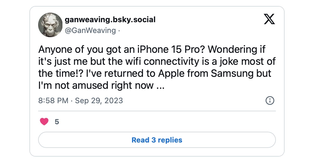 升级到 iOS 17 后觉得 Wi-Fi 变慢不是错觉，很多人也都遇到相同状况