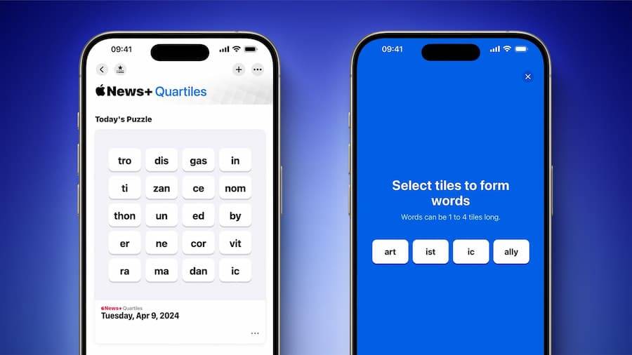 iOS 17.5 Quartiles Feature apple news