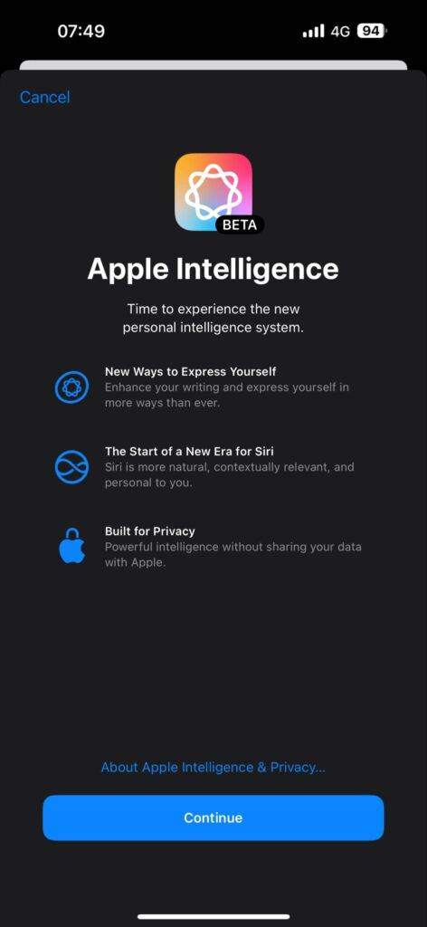 Apple Intelligence 系统需求一览