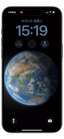 iPhone 锁定画面小技巧：用天文主题从太空追踪所在位置，还有日夜变化