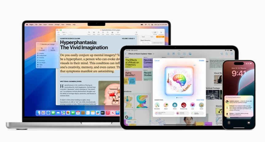 苹果AI Apple Intelligence 个人智能系统介绍