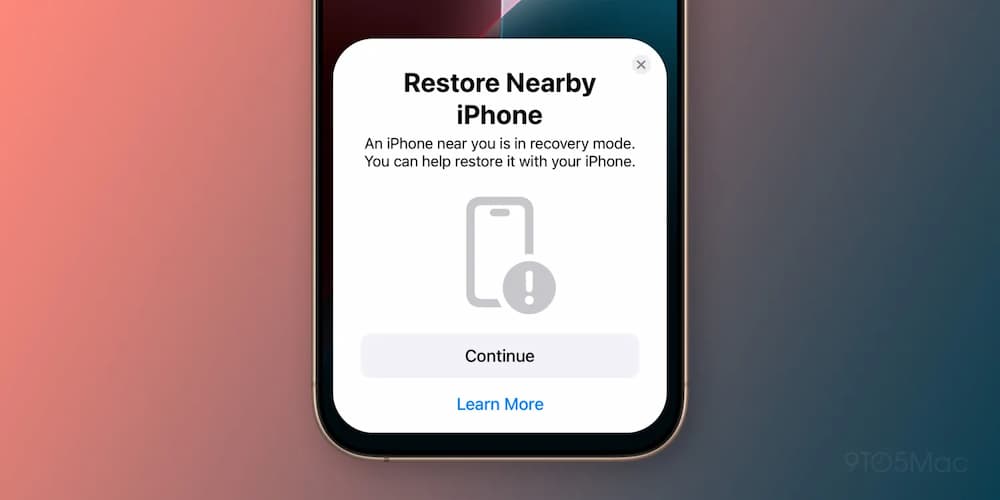 iPhone 16可无线「隔空复活」 iOS 18 新增「无线恢复」功能