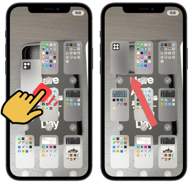 iPhone隐藏App制作空白主画面技巧，让你看到完整的壁纸照片
