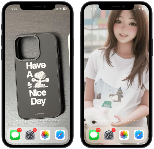 iPhone隐藏App制作空白主画面技巧，让你看到完整的壁纸照片