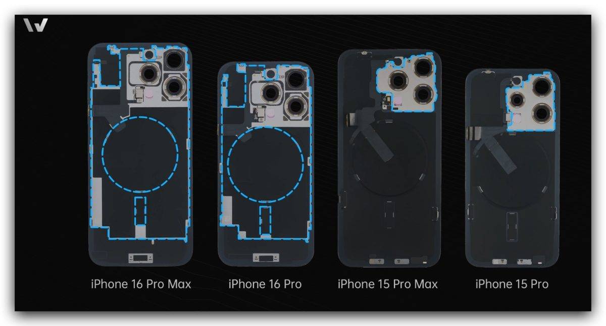 iPhone 16 Pro 拆解报告：散热有加料、16 采用金属外壳电池、相机控制钮超精密 第7张