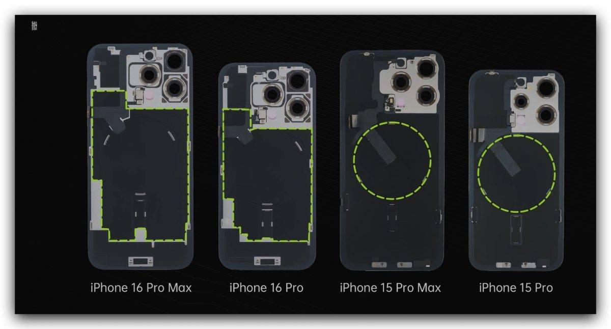 iPhone 16 Pro 拆解报告：散热有加料、16 采用金属外壳电池、相机控制钮超精密 第6张