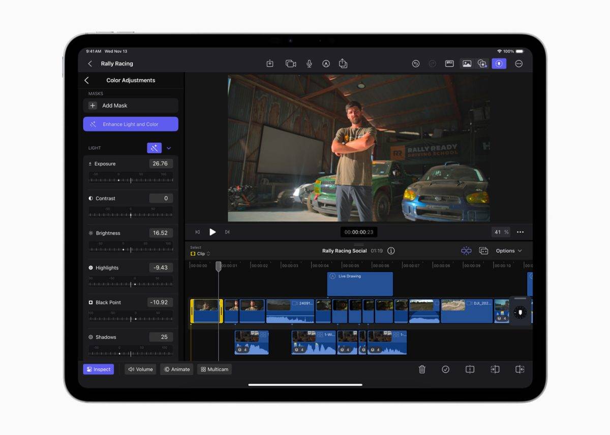 Final Cut Pro 11 正式推出! 加入多项 AI 辅助工具、支持剪辑空间视频 第4张 Final Cut Pro 11 正式推出! 加入多项 AI 辅助工具、支持剪辑空间视频 第4张