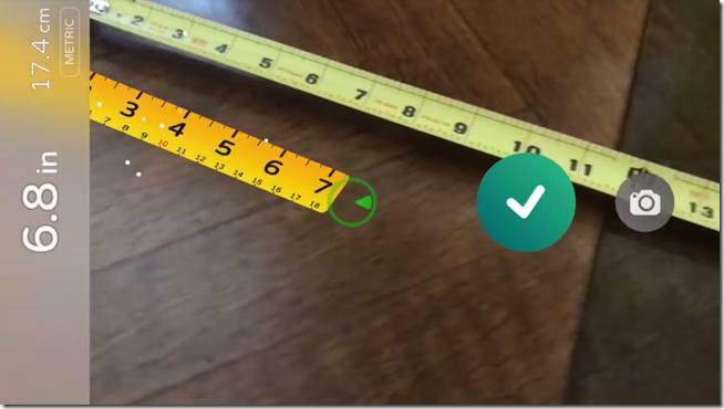 AR Measure 取代捲尺　苹果新功能ARKit让AR更方便实用化 第2张