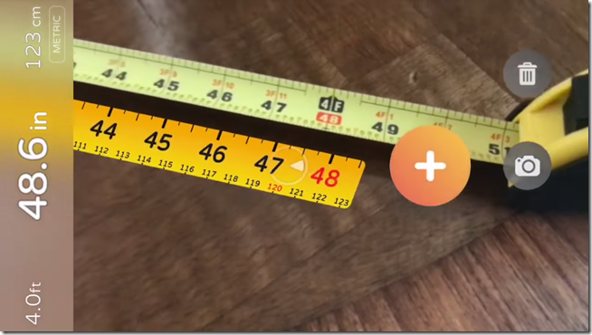 AR Measure 取代捲尺　苹果新功能ARKit让AR更方便实用化 第6张