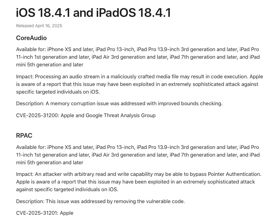 iOS iOS 18 iOS 18.4.1 iOS 18.4.1 更新iPhone更新更新回报 更新灾情 更新状况 灾情iOS 18.4.1灾情系统更新 软件更新Apple Intelligence iOS 18.4.1 耗电