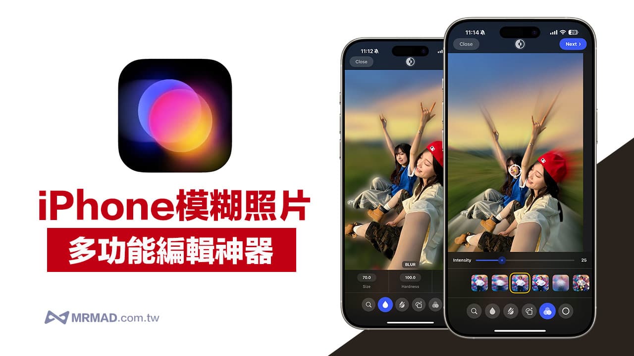 iPhone模糊照片《Blur Photo Editor》限免！ AI人像与照片背景模糊神器